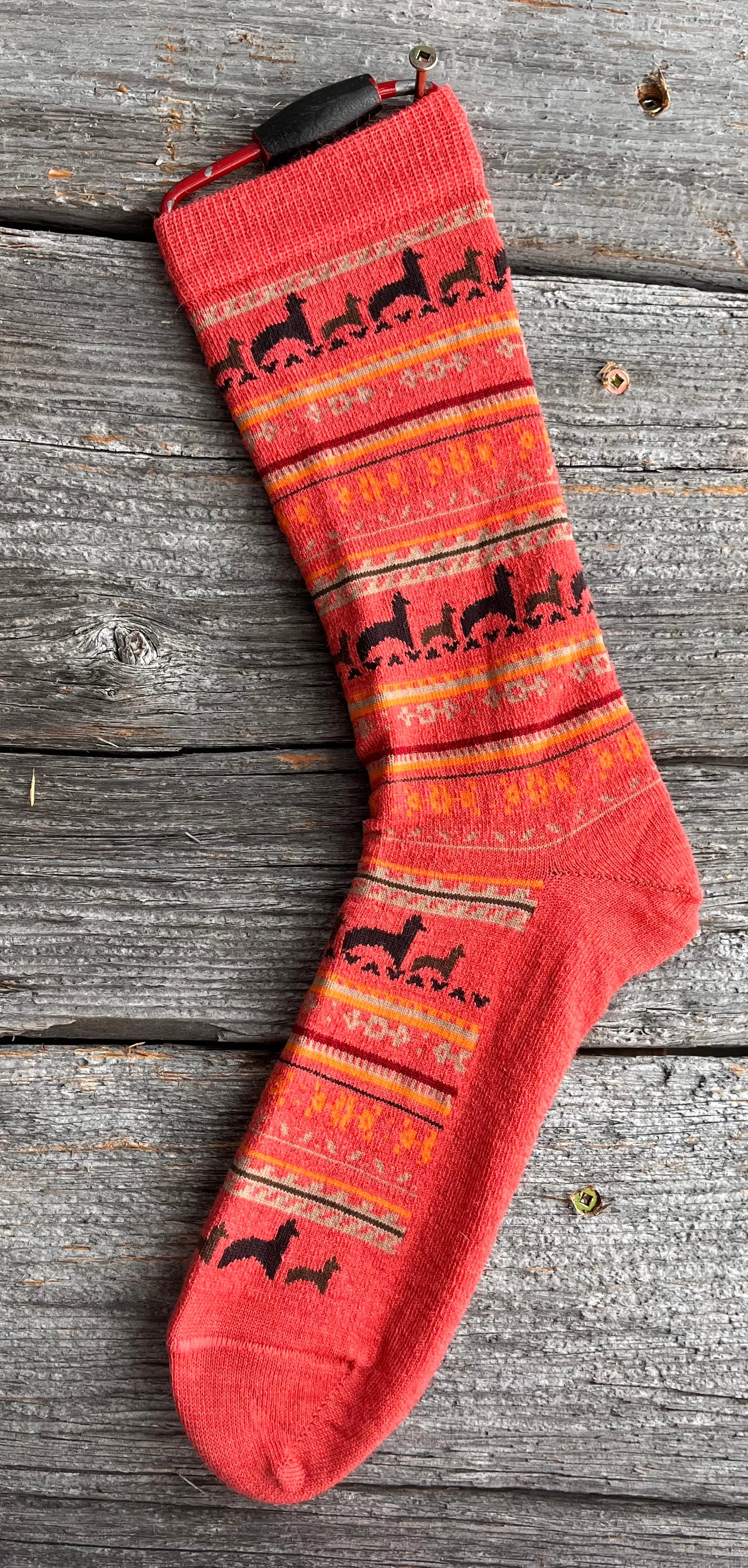 Coral Alpaca Kicks: Cozy Feet, Happy Days!